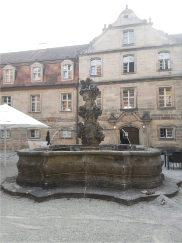 Brunnen im Schloß Thurnau