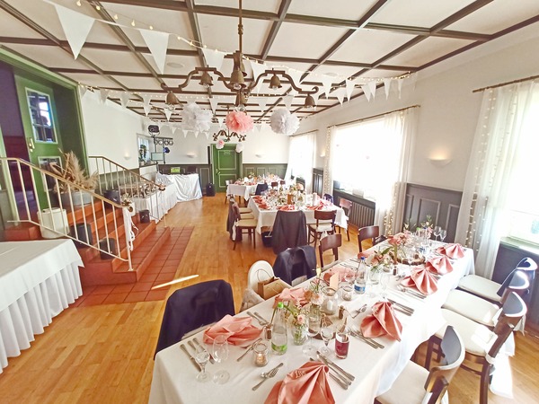 Saal der Bastion Marie zur Hochzeit